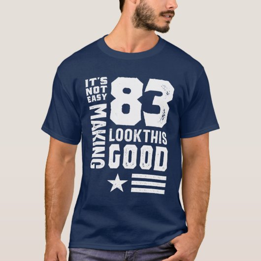 T-shirt 83 Ans Amusant 83ème Anniversaire (Devant)