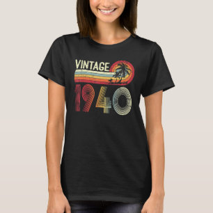 T-shirt 83 Ans Hommes Femmes Vintage 1940 Rétro 83e Naissa