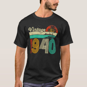 T-shirt 83e anniversaire Vintage 1940 83 ans Femmes