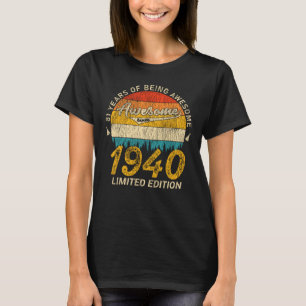 T-shirt 85 ans 1940 Retro Magnifique 85e anniversaire Cade