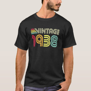T-shirt 85 ans Vintage 1938 85e anniversaire