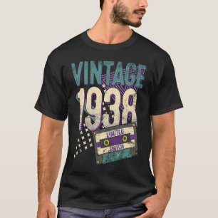 T-shirt 85 ans Vintage 1938 85e anniversaire