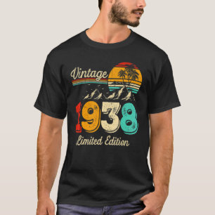 T-shirt 85 ans Vintage 1938 85e anniversaire 1