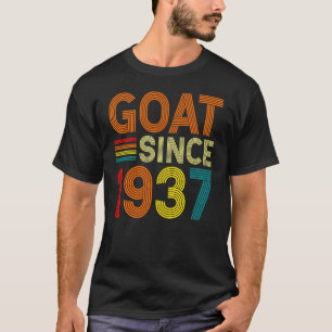 T-shirt 85e anniversaire 85 ans chèvre depuis 1937