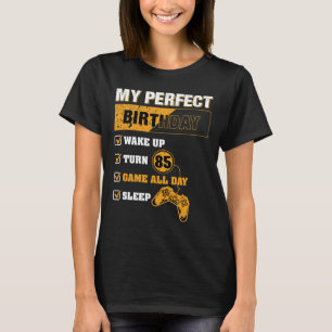 T-shirt 85ème Jeu d'Anniversaire Parfait Jeu 85 Ans Lo