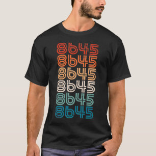 T-shirt 8645 anti atout 86 45 rétro style T du cru 80s SH