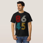 T-SHIRT 8645 ANTI TRUMP VINTAGE (Devant entier)