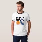 T-shirt 8645 boules (Devant entier)
