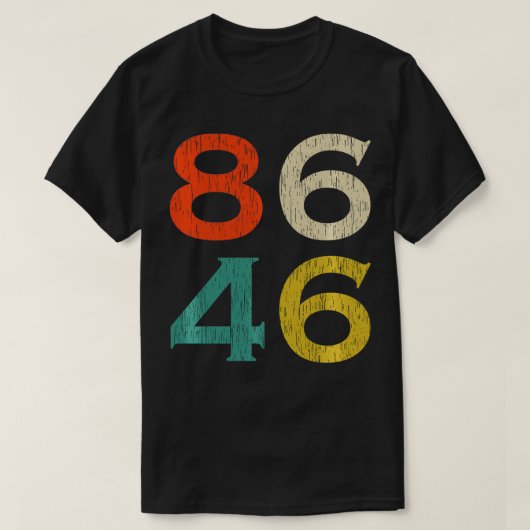 T-shirt 8646 86 46 Impeach 46 Hommes Femmes (Design devant)