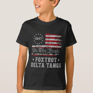 T-shirt 8647 Anti Trump Foxtrots Deltas Tangos Impeach 47