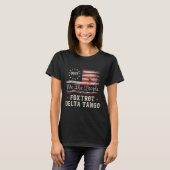 T-shirt 8647 Foxtrots Deltas Tangos America Flag (Devant entier)