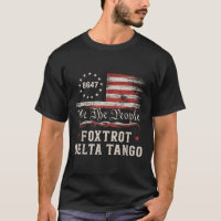 8647 Foxtrots Deltas Tangos Drapeau Amérique