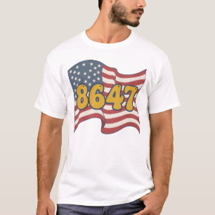 T-shirt 8647 Résistance Anti Trump