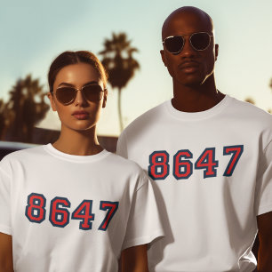 T-shirt 8647 Résistance anti-Trump