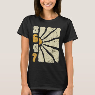 T-shirt 8647 Subtle Anti Trump 86 47 Floral Boho Style