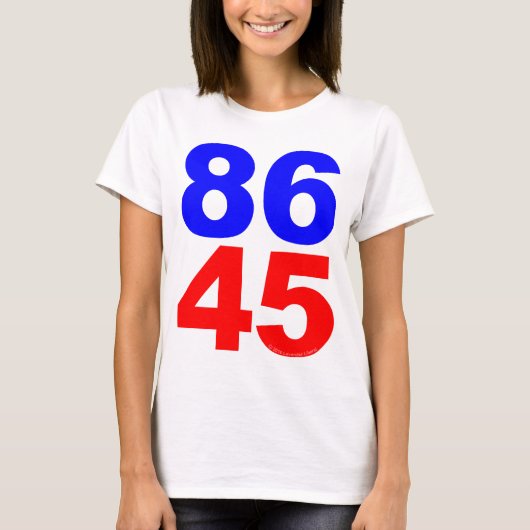 T-shirt 86 45 (pour elle) (Devant)