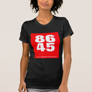 T-shirt 86 45 (Résistance de Trump)
