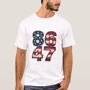 T-shirt 86 47 Fier Maga Trump Président Jour de l'Inagurat