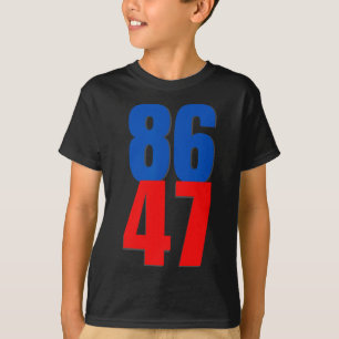 T-shirt 86 47 Manifestation contre Trump 