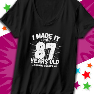T-shirt 87 Ans Mème Sarcastique Mème drôle 87ème Anniversa