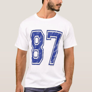 T-shirt 87 coutume Jersey