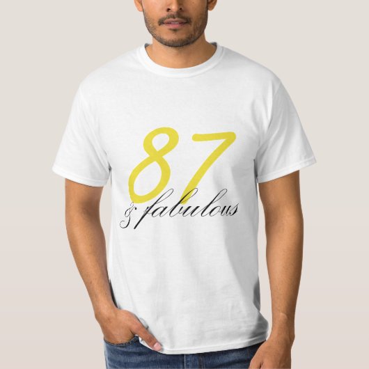 T-shirt 87 et fabuleux (Devant)