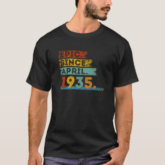 T-shirt 87E Anniversaire De L'Épopée De 87 Ans Depuis Avri