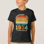 T-shirt 88 Ans Awesome depuis 1934 88e Anniversaire Cadeau<br><div class="desc">Design Anniversaire Pour toute personne qui a de l'horoscope dire difficile & têtu Mais tout à fait digne.Portez-le avec fierté au travail,  gym scolaire parfait pour s'accoupler avec des shorts,  des leggings ou des jeans pour un look décontracté et tendance</div>