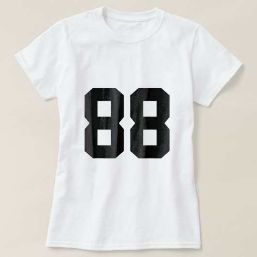 T-shirt 88 Numéro 88 Sports Jersey (Design devant)