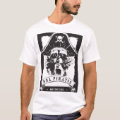 T-shirt 892 Racoon Pirate (Devant)