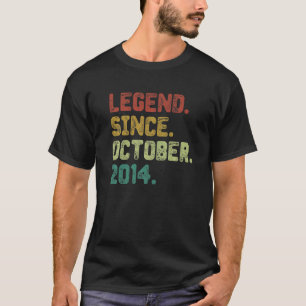 T-shirt 8 Ancienne légende depuis octobre 2014 8e annivers