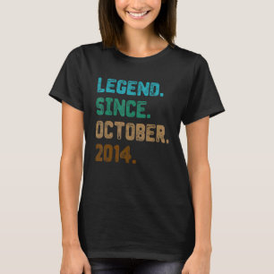 T-shirt 8 Ancienne légende depuis octobre 2014 8e annivers