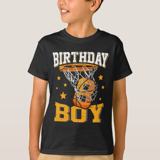 T-shirt 8 Anniversaire Basketball Garçon 8 Anniversaire Ba (Devant)