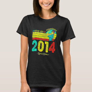 T-shirt 8 Anniversaire Février 2014 Légende depuis 2014 8 