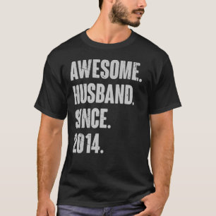 T-shirt 8 Anniversaire Mariage Pour Lui Épatant Mari Sin
