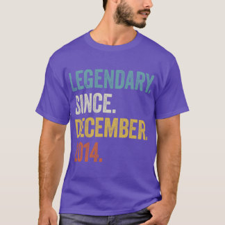 T-shirt 8 Ans Légendaire Depuis Décembre 2014 8e Birt