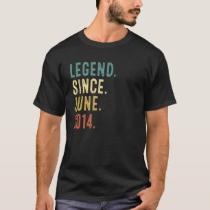 T-shirt 8 Ans Légende depuis Juin 2014 8e anniversaire