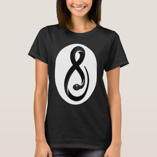 T-shirt 8 ball 24 mamba casual (Devant)
