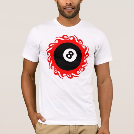 T-shirt 8-ball tribal (Devant)