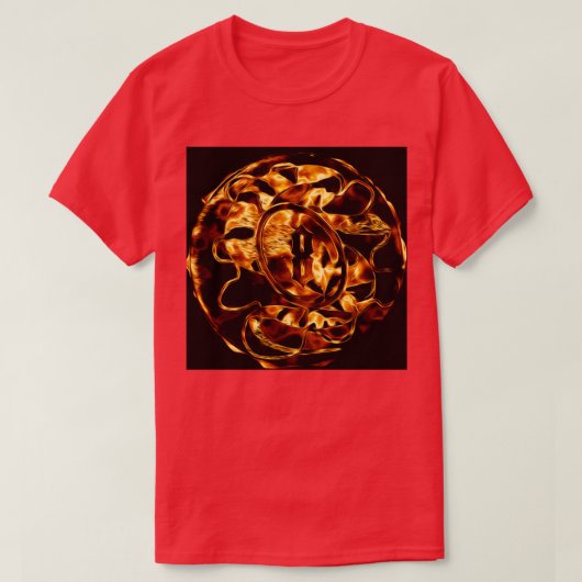 T-shirt 8 ball with snake 1 (Design devant)