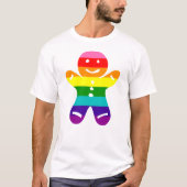 T-shirt 8 bandes LGBT Pride Drapeau arc-en-ciel Cookie de  (Devant)
