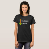 T-shirt 8 bits C'est dangereux d'aller seul prendre ce Ge  (Devant entier)