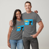 T-shirt 8 bits Game Over Miniature Pinscher (Unisexe)