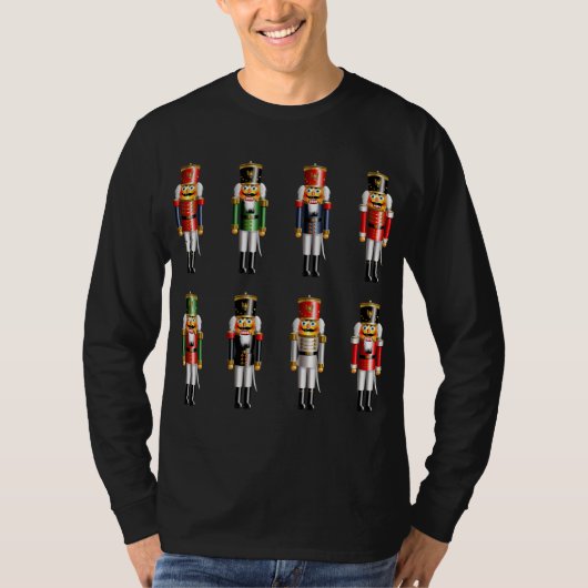 T-shirt 8 casse-noix à noix dans des uniformes (Devant)