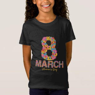 T-Shirt 8 mars – Art floral pour la Journée des femmes