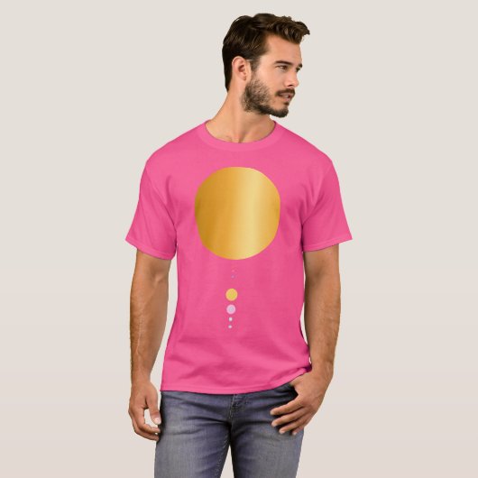 T-shirt 8 Planets Solar System Astronomy (Devant entier)