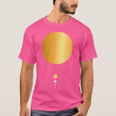 T-shirt 8 Planets Solar System Astronomy (Devant)