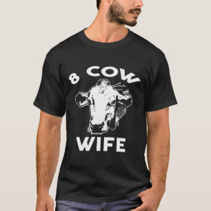 T-shirt 8 Vache Femme Mormon Lds Idée V2
