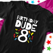 8e anniversaire 8 ans fête des garçons Anniversair