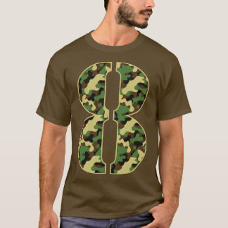 T-shirt 8e anniversaire Cadeau Soldat 8 ans Militaire Thon